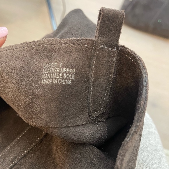 Zigi Girl grey suede heeled boots in size 7 - Picture 5 of 9